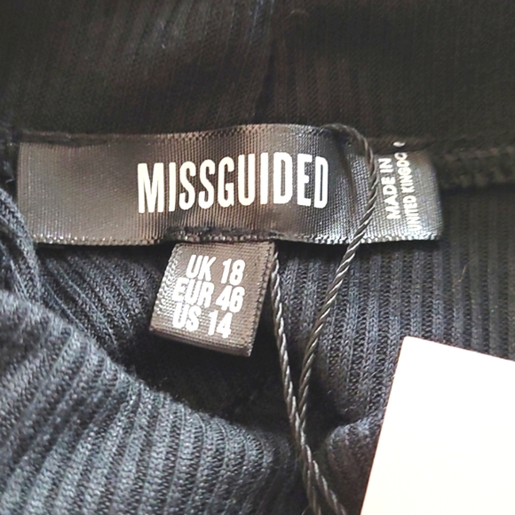 Missguided | Rib Open Back High Neck Minidress NWT - Picture 8 of 11